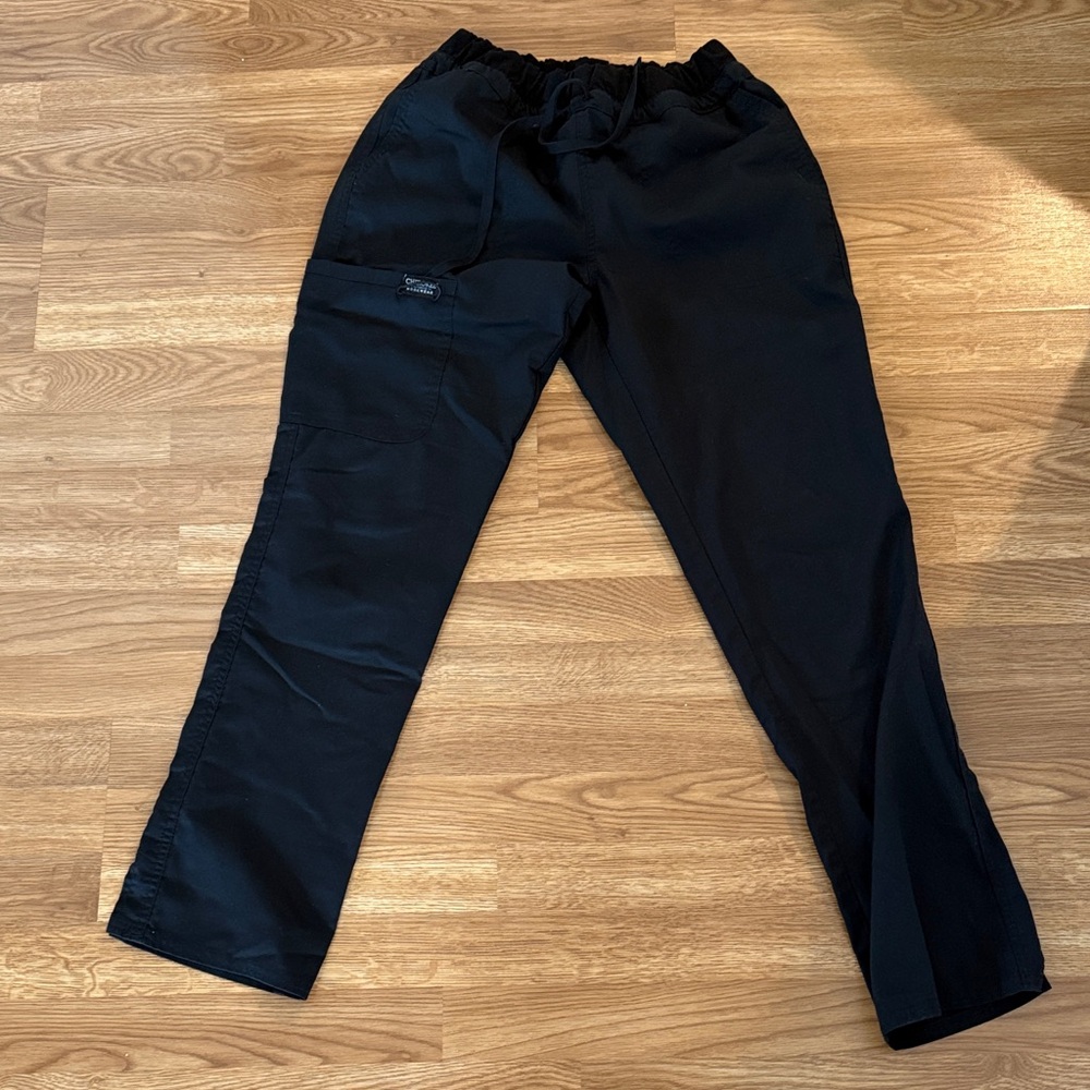 Cherokee Black Scrub Pants High waisted - Two pairs available!